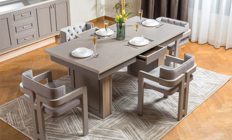 Latte Dining Room Set from mk kabbani furniture